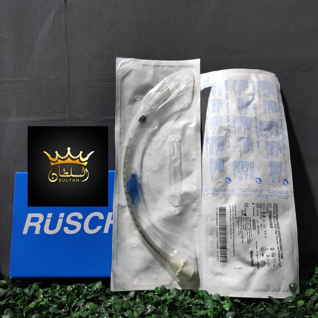 Jual Endortacheal tube/ETT Curved Reinforced/ ETT Non King King (Rusch ...