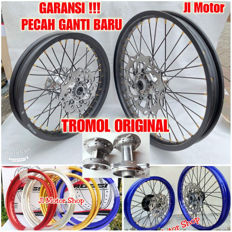 Jual Paketan Wheelset Velg Klx Crf Wr Set Velg Trail