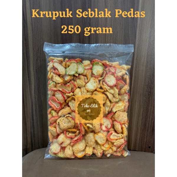 Jual Krupuk Seblak Pedas 250 Gr Shopee Indonesia