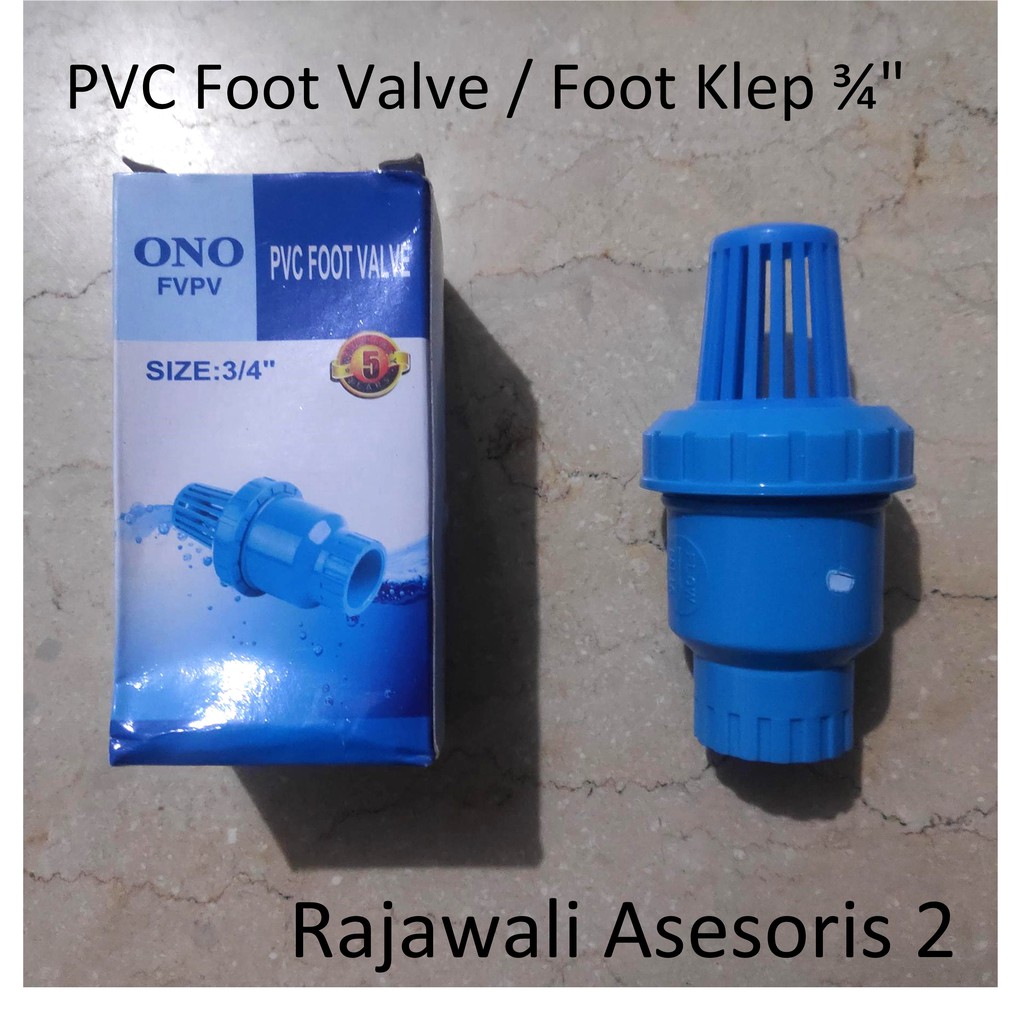 Jual PVC Foot Valve / Foot Klep 3/4