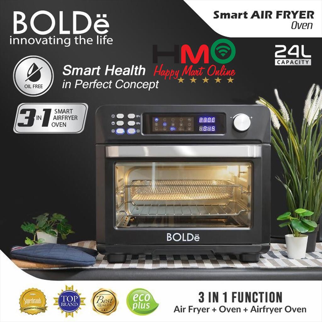 Jual Bolde Super Smart Air Fryer Oven 3in1 Kapasitas 24 Liter BOLDe ...