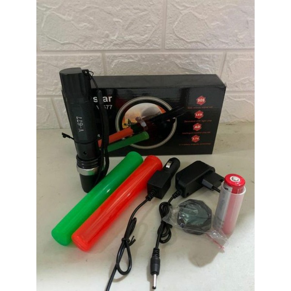 Jual Senter Swat Mini LED / Senter 2 Lalin Super Terang | Shopee Indonesia
