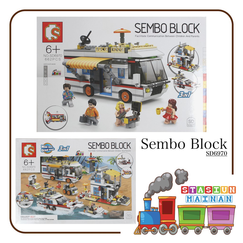 Jual Sembo Block SD6970 3in1 | Shopee Indonesia