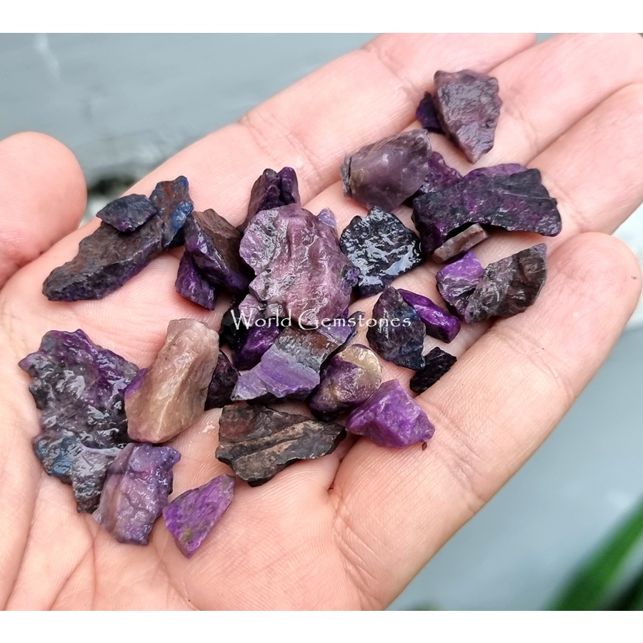 Jual 2.21.1RSR - Natural Sugilite Rough Stone - SET 5 Gram - RANDOM ...