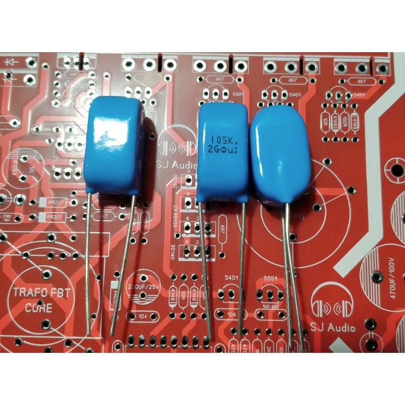 Jual Capacitor Kapasitor 105 1uf 400v Biru | Shopee Indonesia