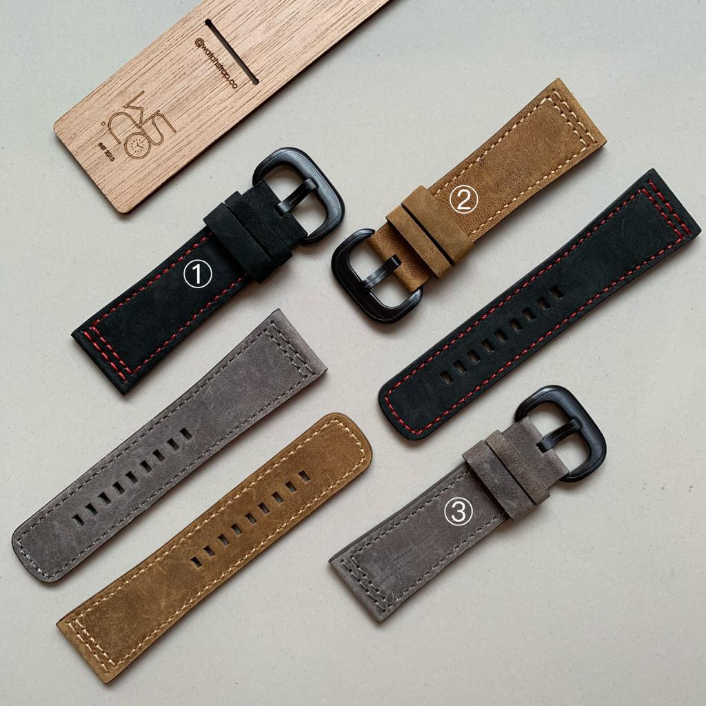 Leather Strap Suede Seven Friday Tali Jam Tangan 28mm