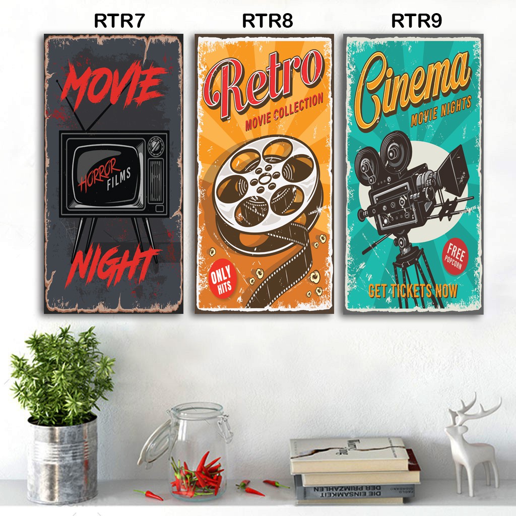 Jual Dekosistem - Hiasan dinding poster kayu estetik Pajangan rumah