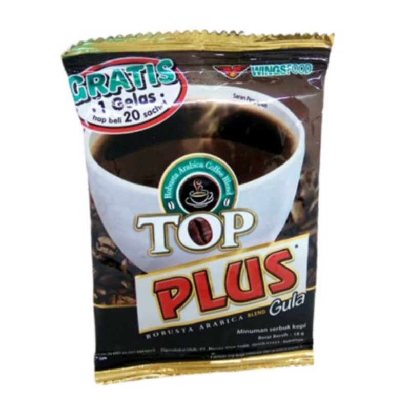 Jual TOP Plus Kopi Renceng Isi 10 Sachet Coffee Instan Kopi Shopee Indonesia