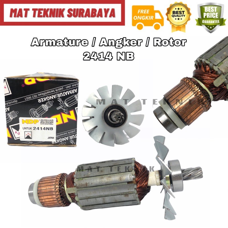 Jual Armature / Angker / Rotor NDP Mesin Cut Off Potong Besi 14 inch ...