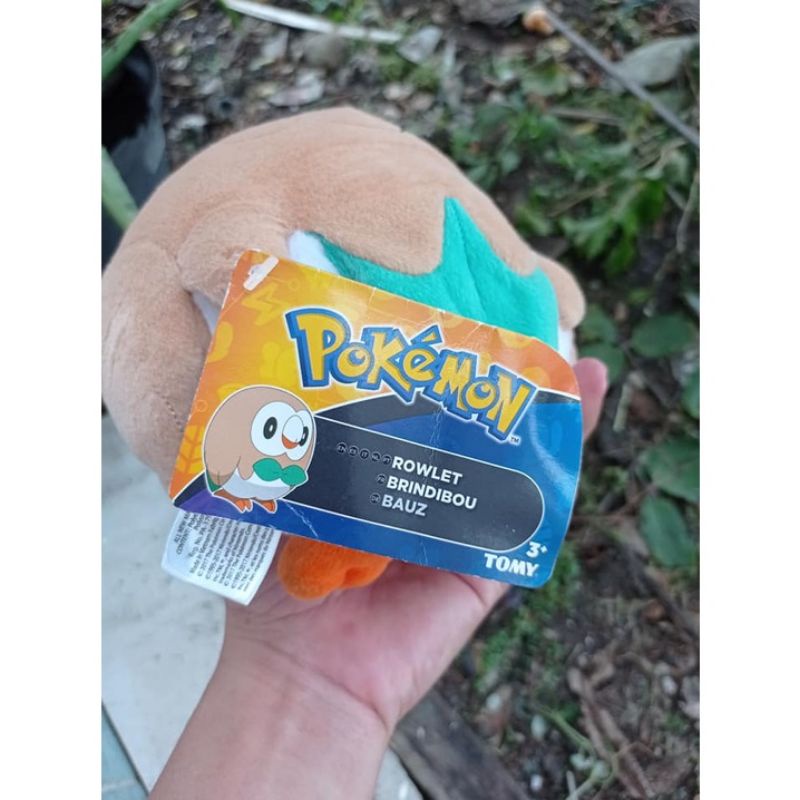 Jual Boneka Pokemon Tomy Rowlet Nintendo Original | Shopee Indonesia