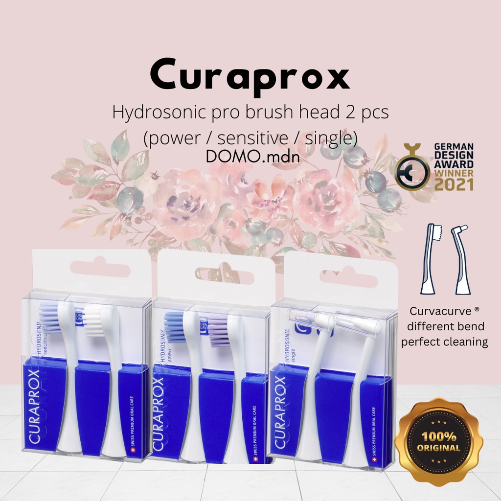 Jual CURAPROX REFILL HYDROSONIC PRO BRUSH HEAD DUO POWER / SENSITIVE ...