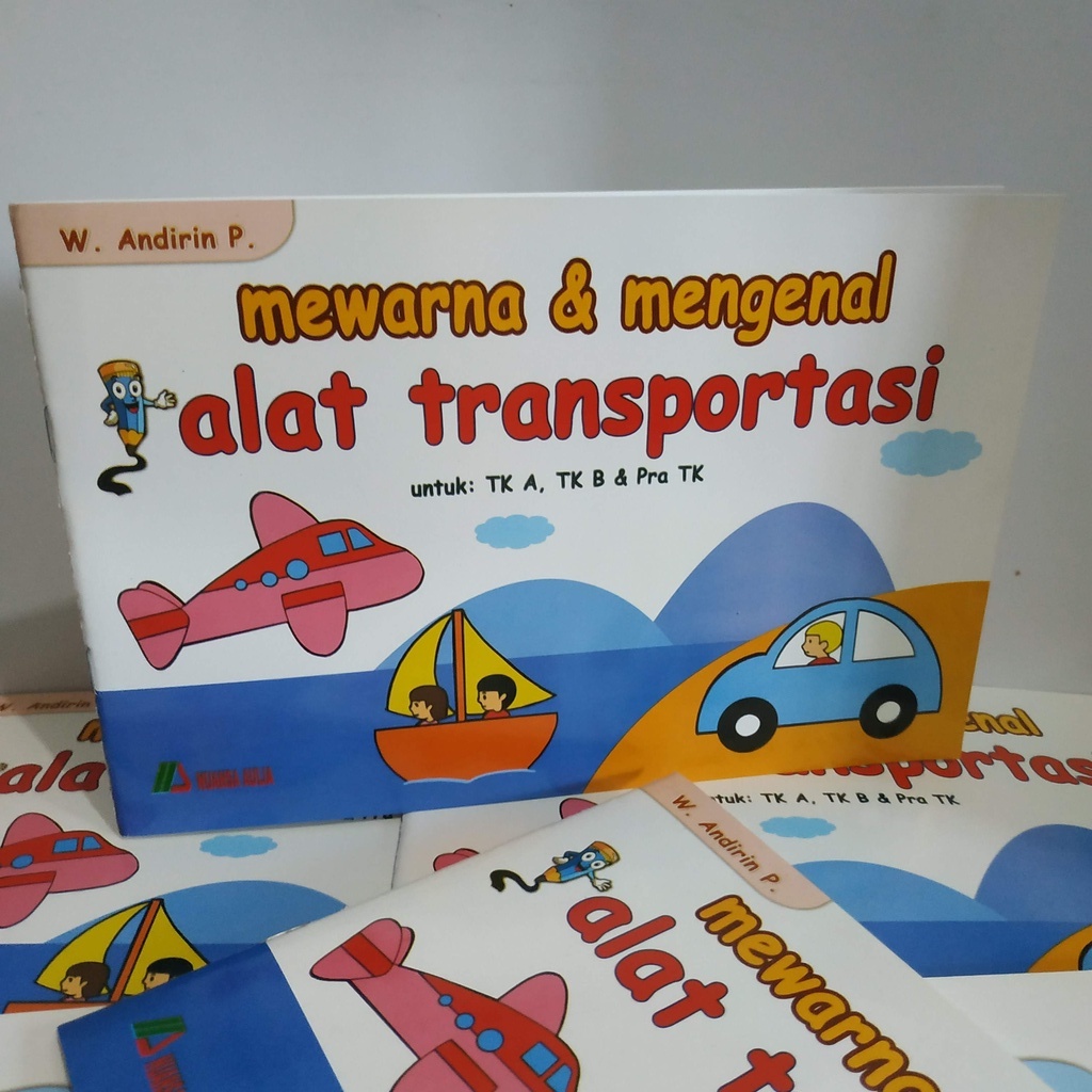 Jual Mewarna & Mengenal Alat Transportasi | Shopee Indonesia