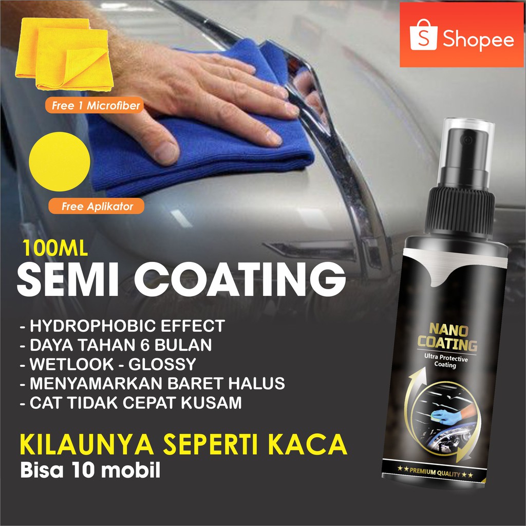 Jual Nano Ceramic Coating Pengkilap Motor Mobil Nano Coating Coating