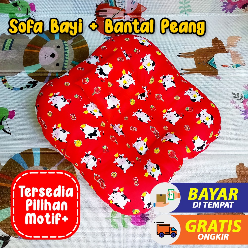 Jual Klik Baby Sofa Bayi NEWBORN + bantal peang Karakter Multifungsi