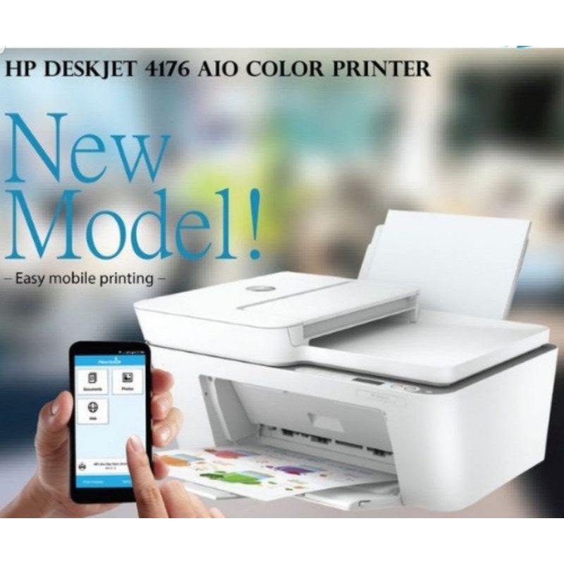 Jual Printer HP Deskjet Ink Advantage 4176 Scan Copy F4 | Shopee Indonesia