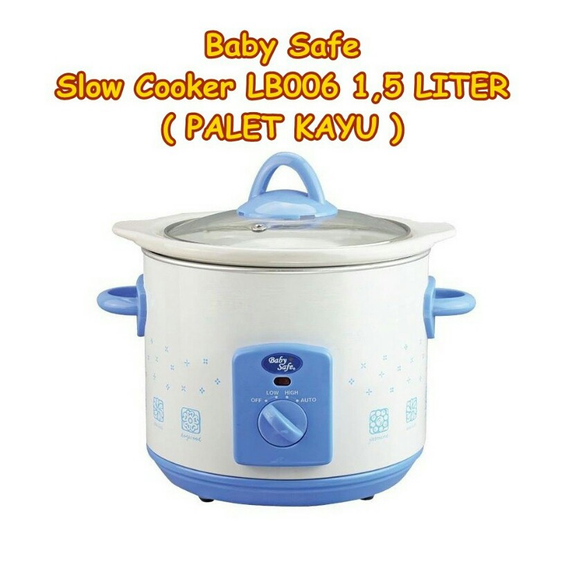 Jual SLOW COOKER / Baby Safe 1,5 L ( PALET KAYU+ASURANSI ) /LBS Shopee Indonesia