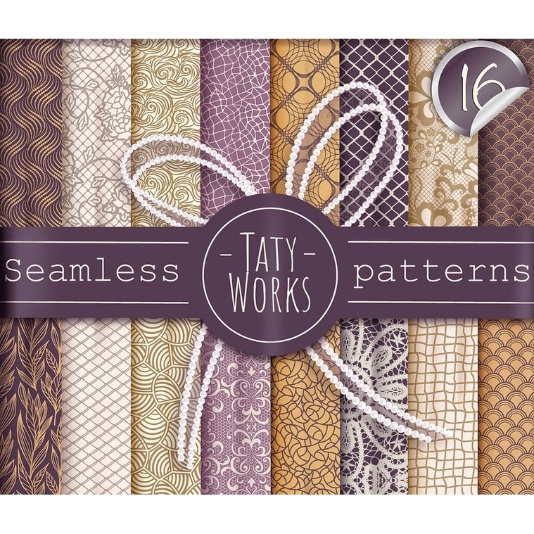 Jual Procreate Brush - Seamless Lace 16 Pattern Lace Brushes | Shopee ...