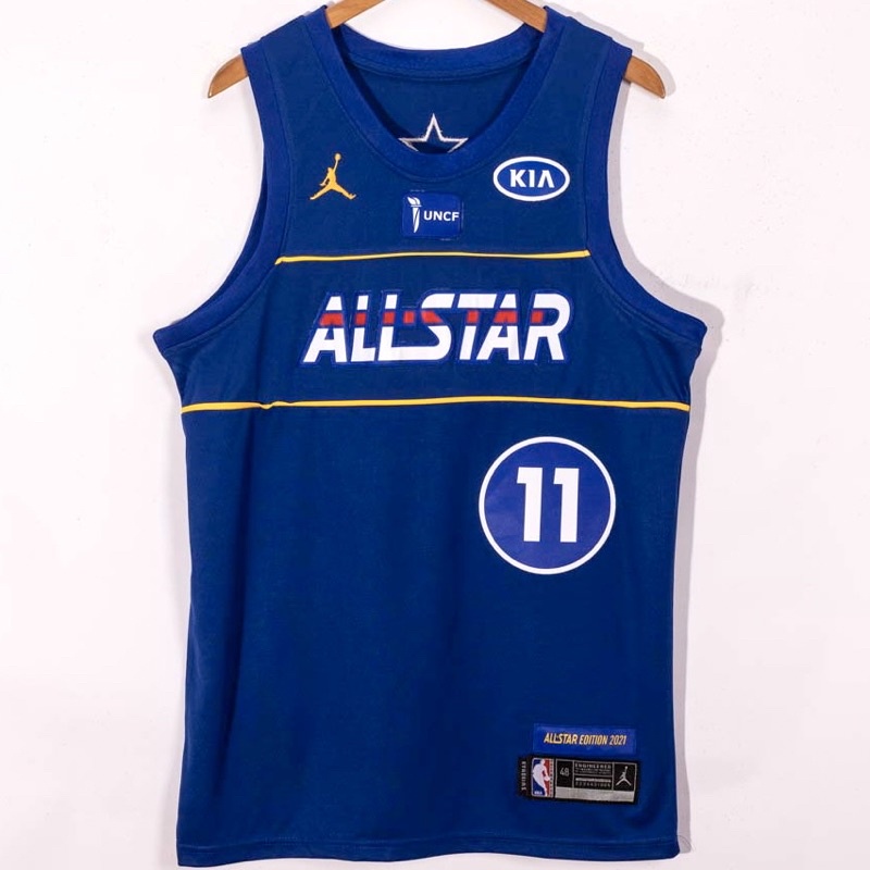 Jual JERSEY BASKET NBA ALL STAR 2021 TEAM DURANT 11 KYRIE IRVING BIRU