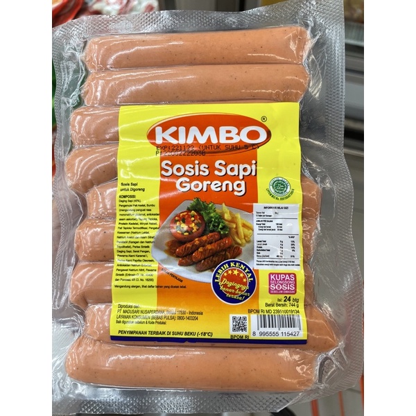 Jual Sosis Kimbo Sosi Sapi Goreng Isi 24pcs Shopee Indonesia