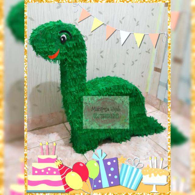 Jual Pinata Pull String Tarik Dinosaurs Dino Dinosaurus T-Rex Telur Egg ...