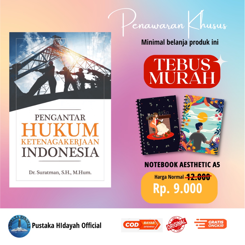 Jual Buku Pengantar Hukum Ketenagakerjaan Indonesia - Suratman | Shopee ...