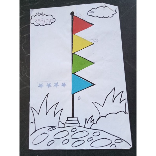 Jual Kertas Gambar Bendera | Shopee Indonesia