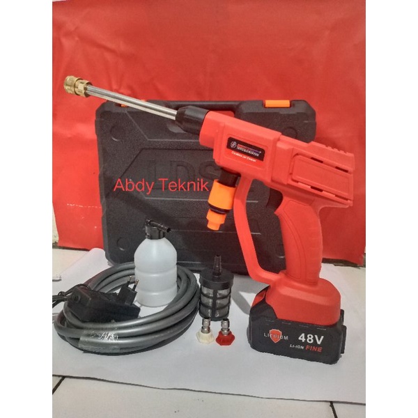 Jual jet cleaner high pressure cordless baterai 48V | Shopee Indonesia