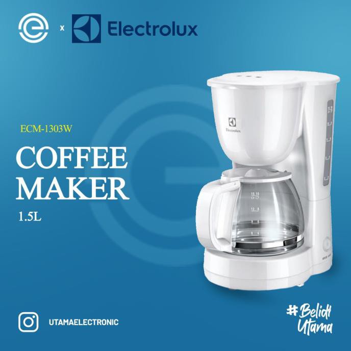Jual ELECTROLUX Coffee Maker 1.5L ECM1303W Shopee Indonesia
