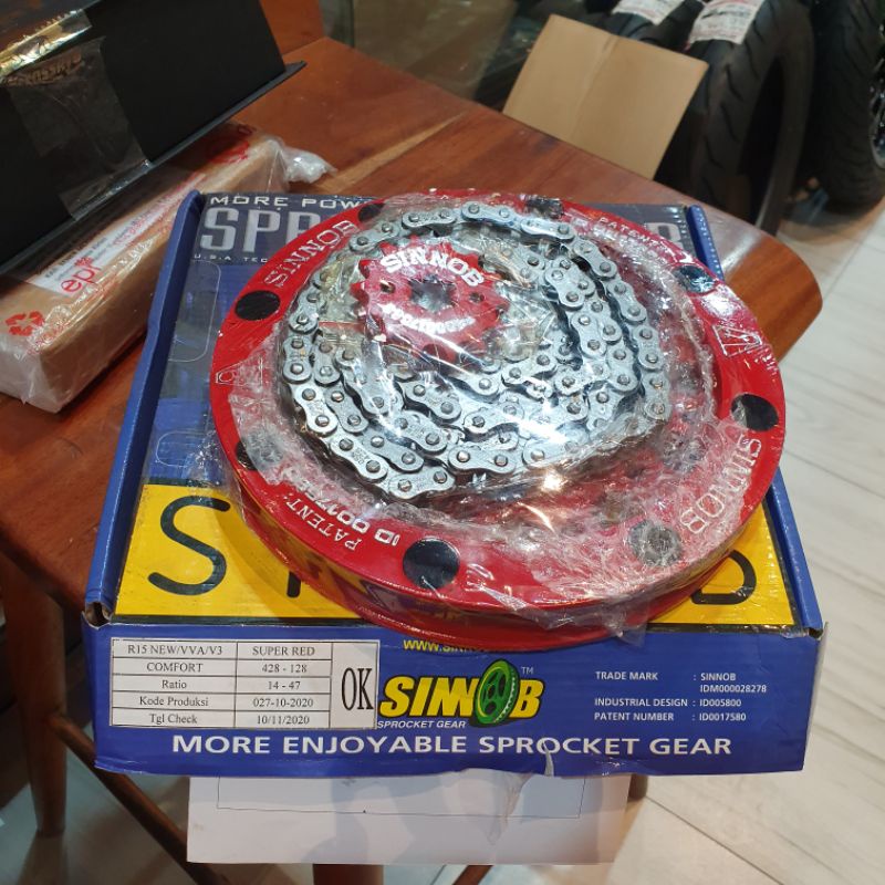 Jual Gear Gir Sinnob All New R15 V3 Vva Mt15 XSR 155 Original Shopee Indonesia