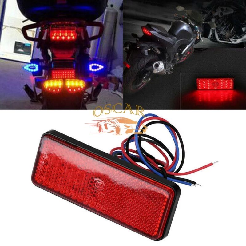 Jual Lampu LED Stoprem Mata Kucing 2 Model Senja Diam Rem Kedip