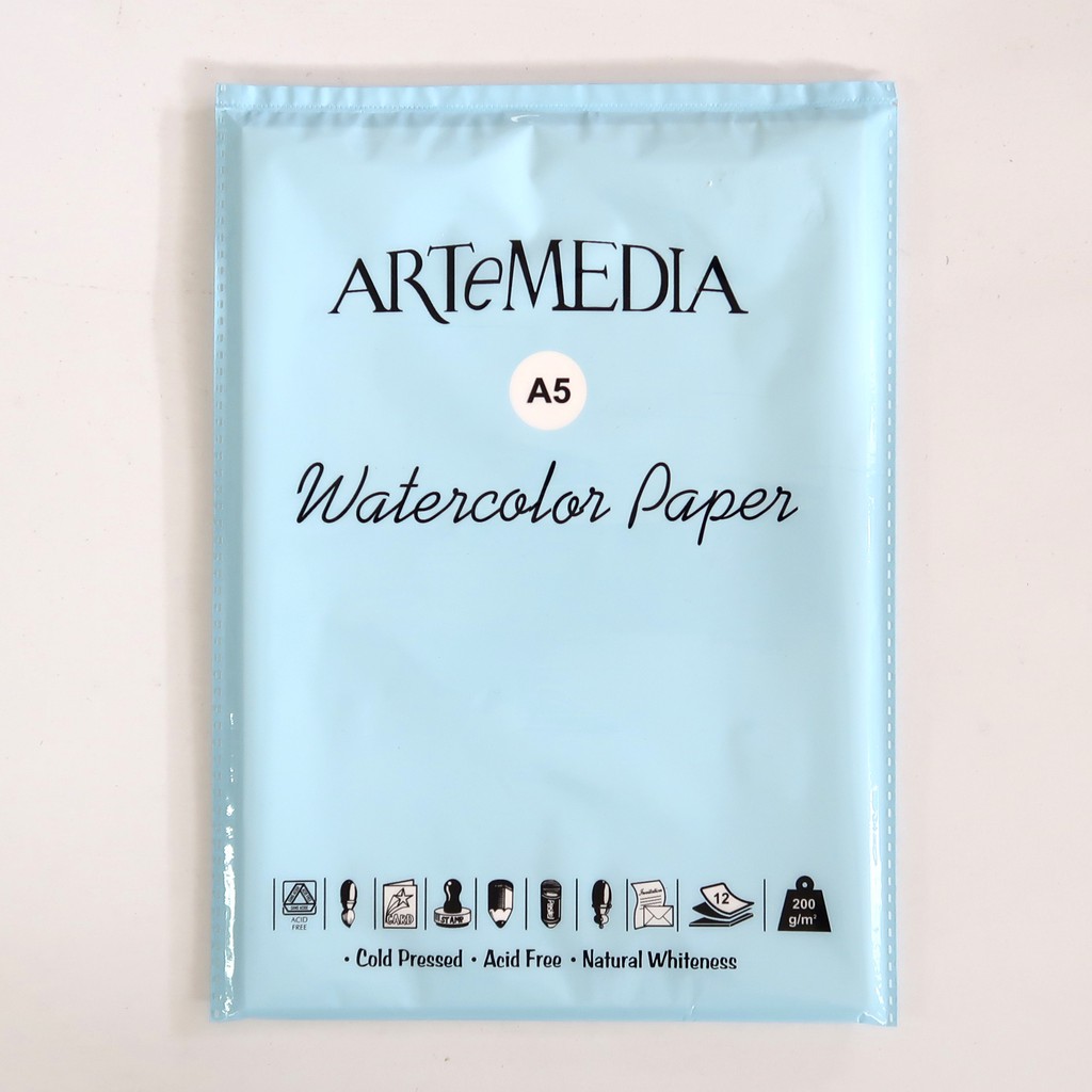 Jual Artemedia Watercolor Paper A6 A5 A4 A3 Shopee Indonesia 1242