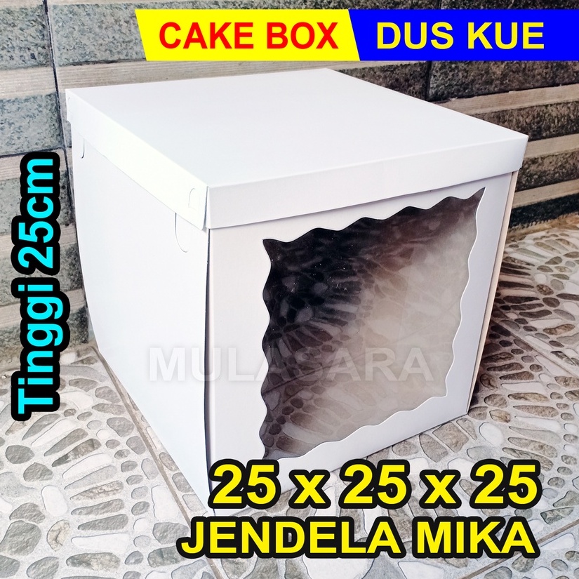 Jual Dus X X Jendela Mika X Dus Kue Ulang Tahun Box Kue Box Roti Cake Box Kotak Kue