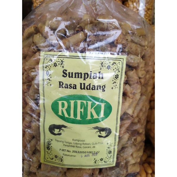 Jual Sumpiah rasa udang 1kg/ sumpiah kering/ oleh oleh bandung/ snack ...