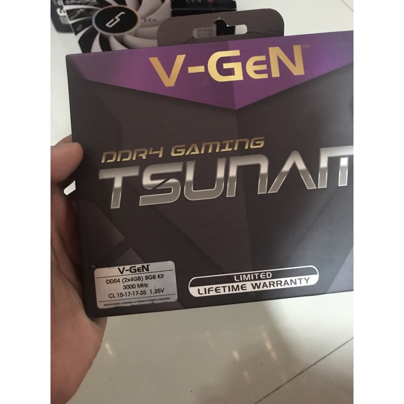 Jual ram ddr4 vgen tsunami 2x4gb 8gb kit 3000mhz | Shopee Indonesia