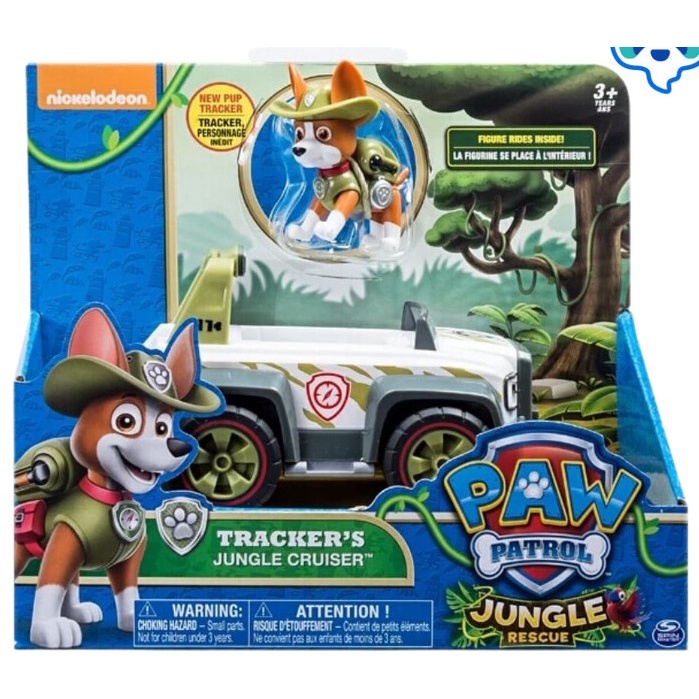 Jual Paw Patrol Tracker's Tracker Jungle Cruiser Figure Set Original ...
