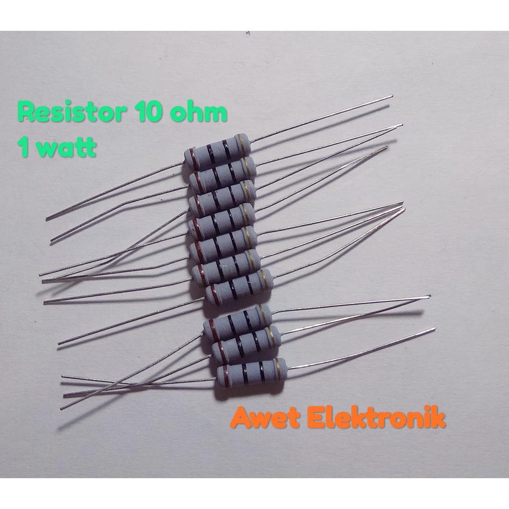 Jual resistor 10 ohm 1 watt resistor 10r resistor 10r | Shopee Indonesia