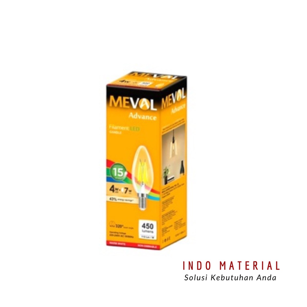 Jual Lampu Meval 4W Advance LED Filamen | Shopee Indonesia