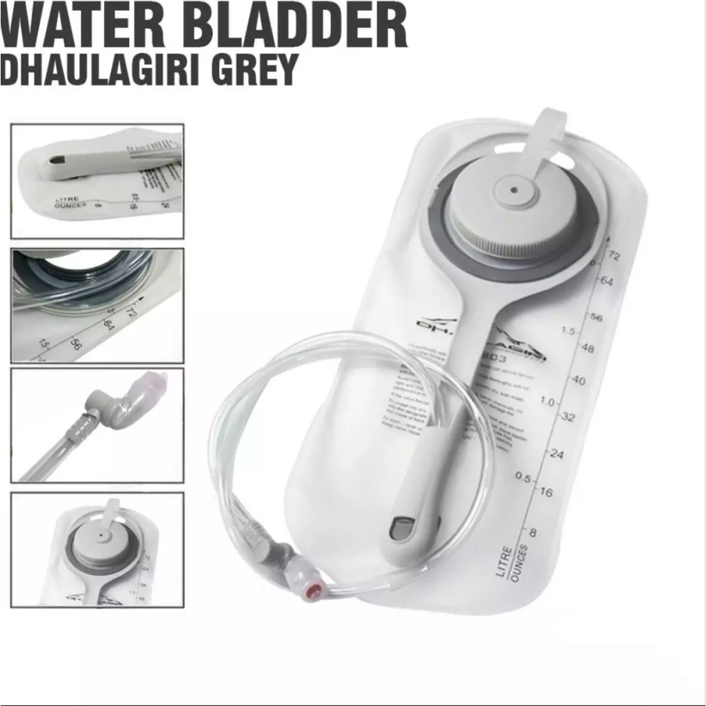 Jual [COD] Water Bladder Dhaulagiri Grey 2 Liter Wb 2803- Kantong ...