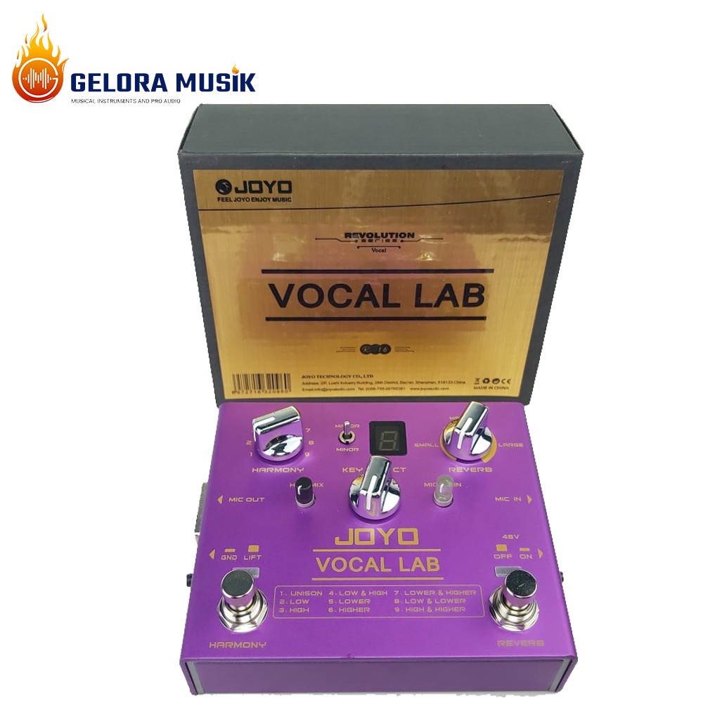 Jual Efek Pedal Gitar Joyo R16 Vocal Lab (Vocal Effector) Shopee