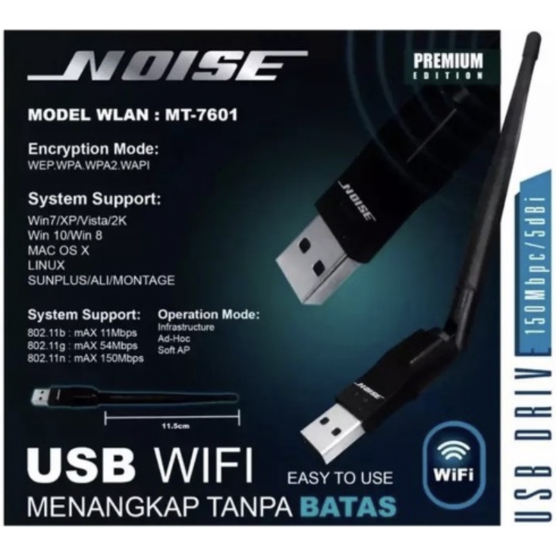 Jual Wifi Dongle USB Set Top Box DVB T2 STB Noise Antena Luby