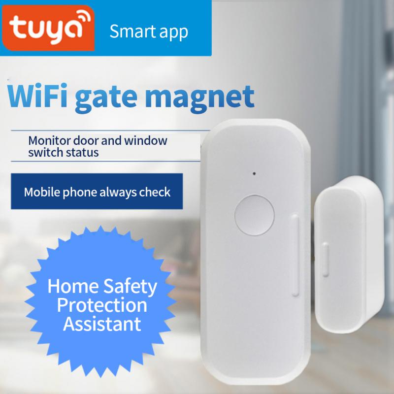 Jual PREORDER Tuya Smart Home Door Sensor WiFi App Notification Alert