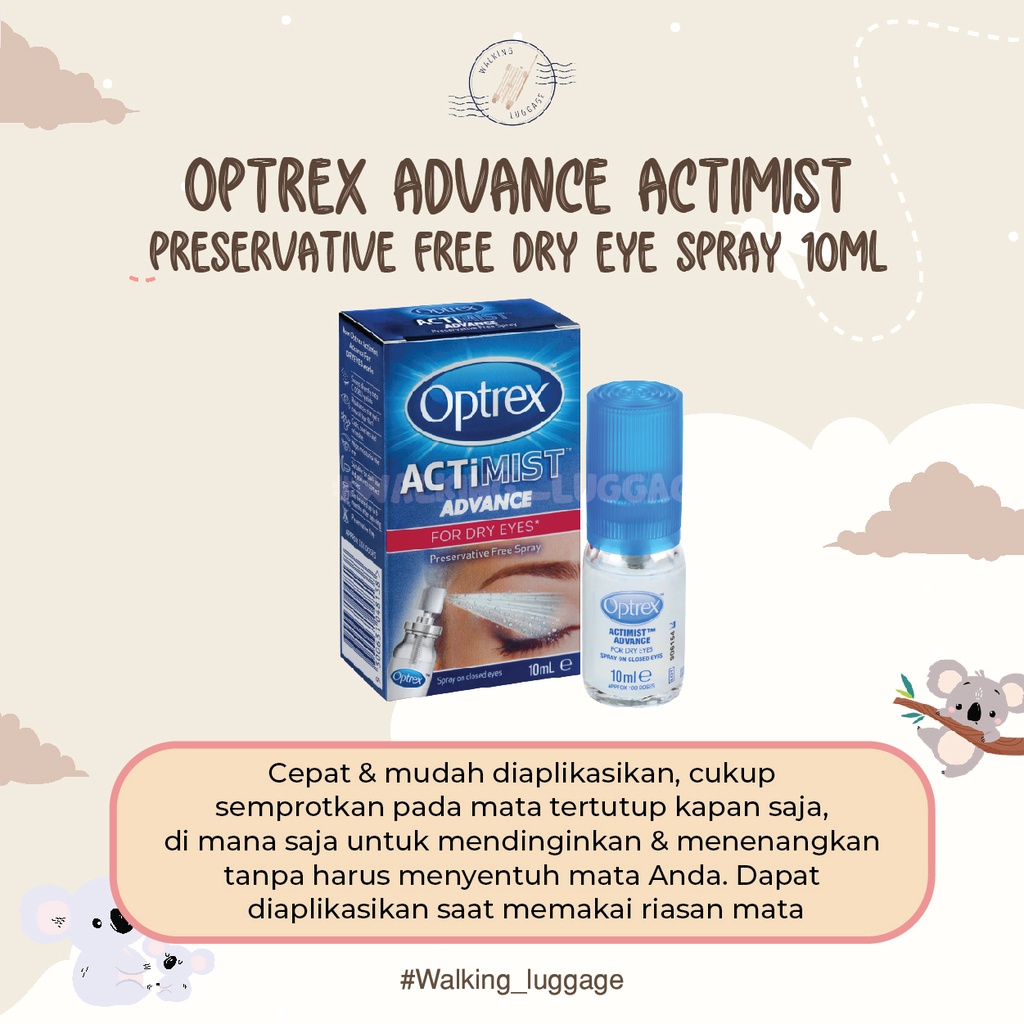 Jual Optrex Advance Actimist Preservative Free Dry Eye Spray 10mL ...