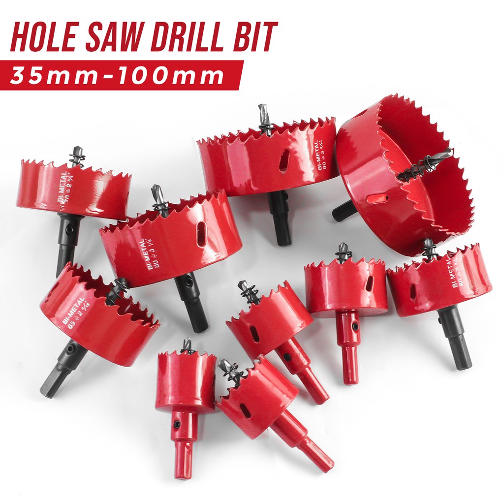 Jual Allefix HOLE SAW DRILL BIT/ ALAT PEMBENTUK LUBANG PADA KAYU 35MM