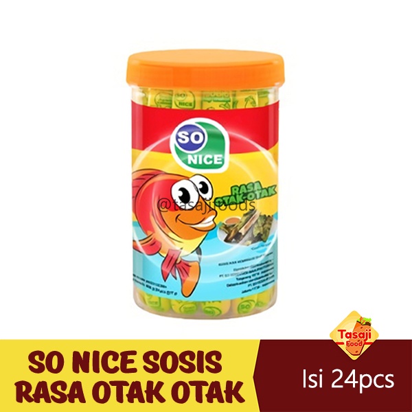 Jual So Nice Sosis Ikan Rasa Otak Otak Isi 24 1 Pcs Shopee