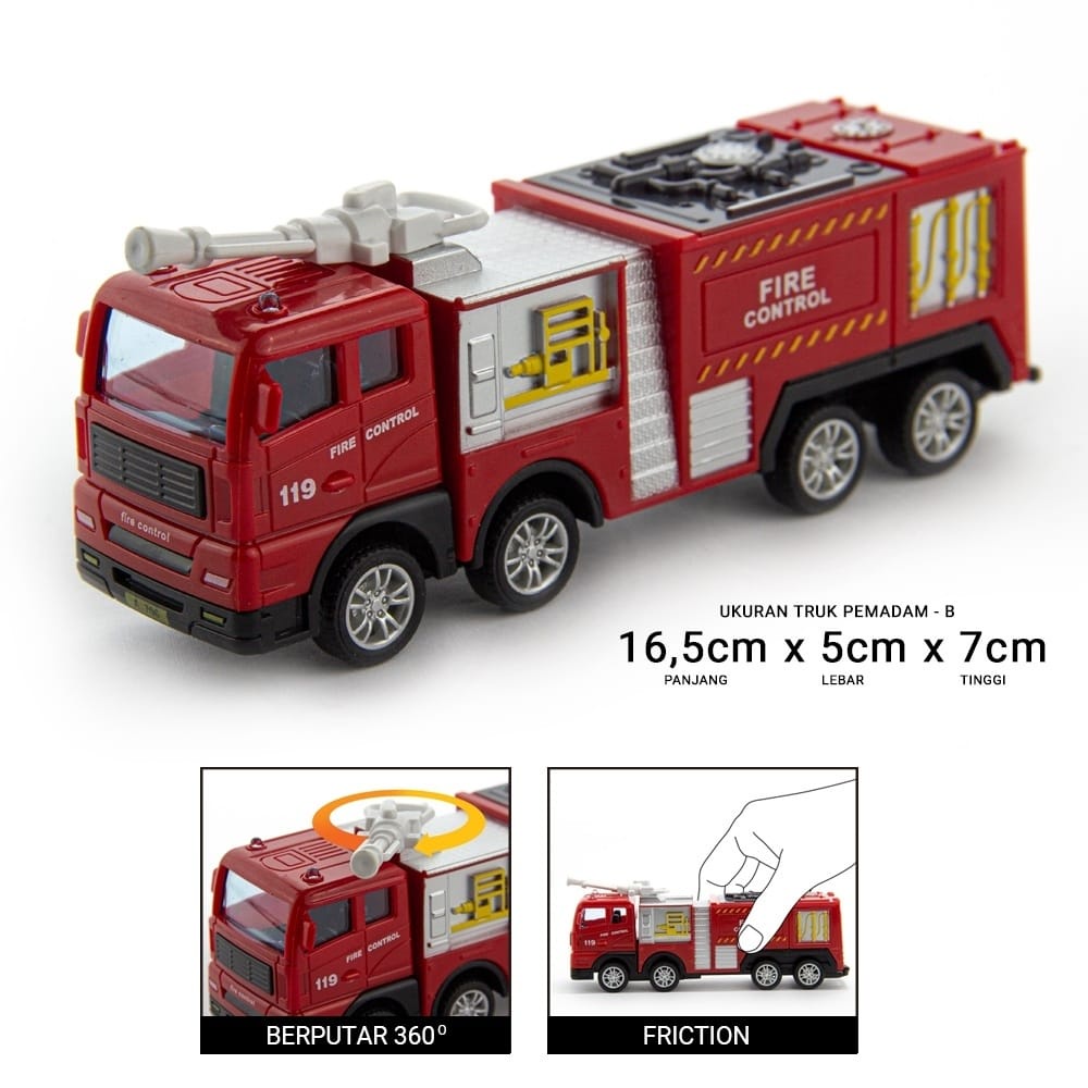 Jual "Promo Tahun Baru" Construx Diecast Truk Pemadam-B Fire Engine ...