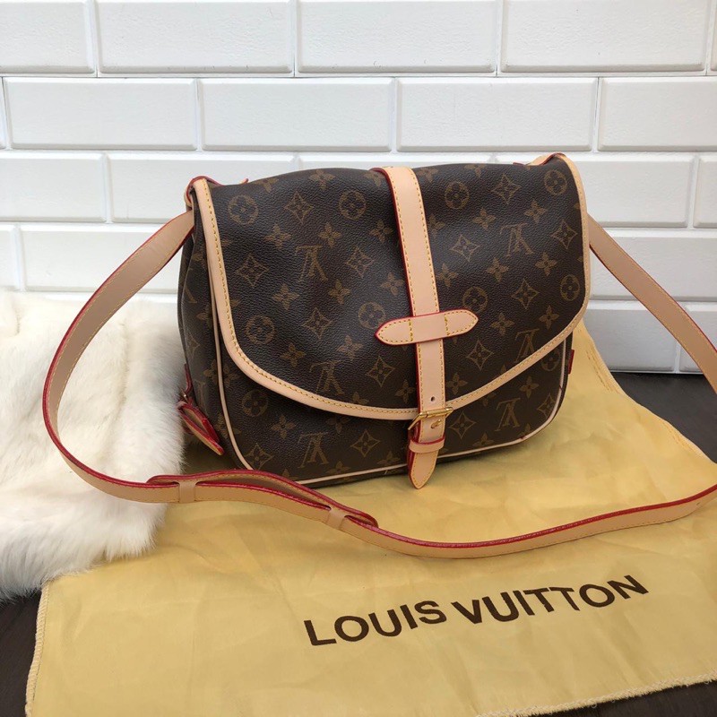 louis vuitton saumur 43 mini lin ori kulit asli seri tembus AR0066