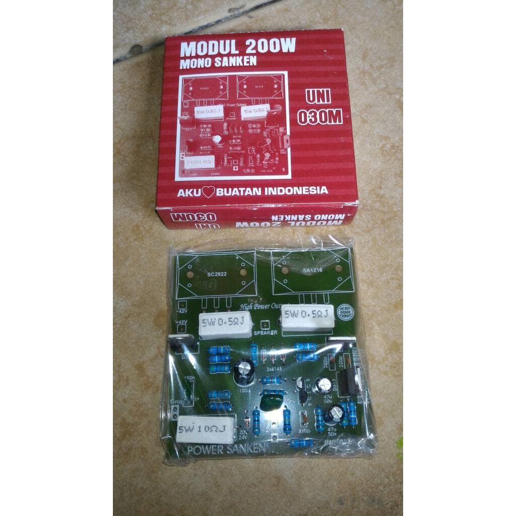 Jual Kit Driver Modul Power Amply Watt Mono Sanken Shopee Indonesia