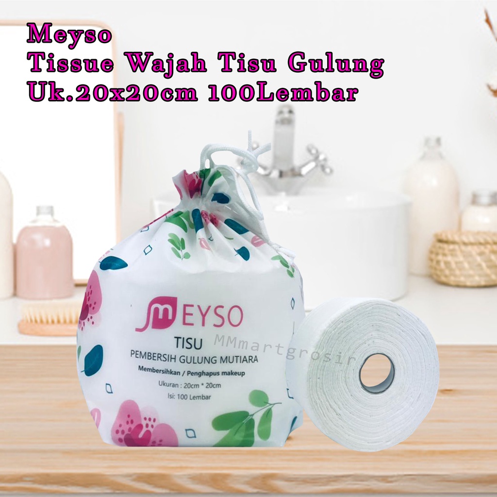 Jual Meyso Tissue Wajah Tisu Gulung Uk 20x20cm 100lembar Shopee