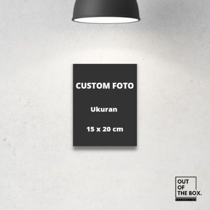 Jual OOTBDECO - Custom Foto Hiasan Dinding Kamar Ukuran 15x20cm