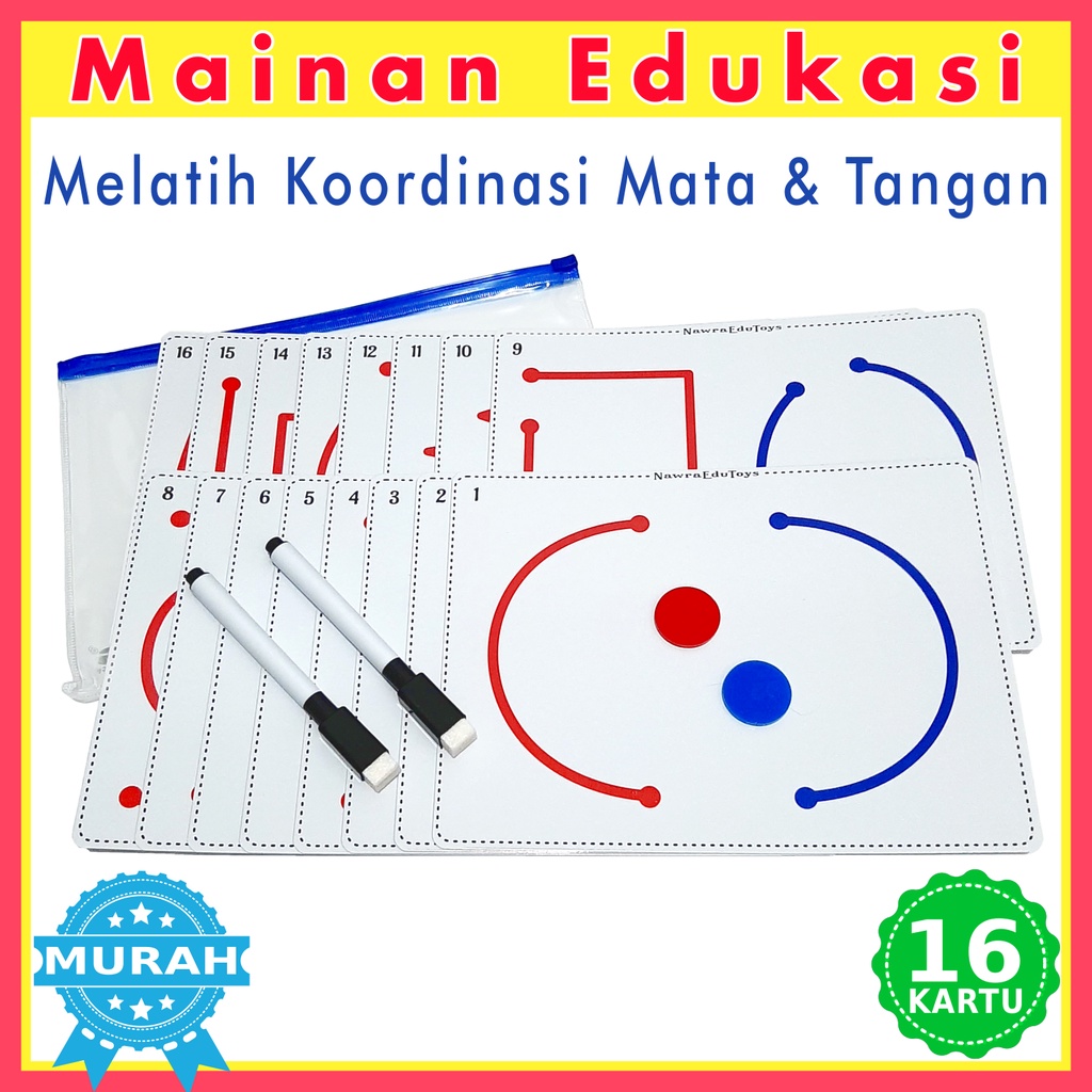 Jual Mainan Edukasi Melatih Koordinasi Mata Dan Tangan Montessori